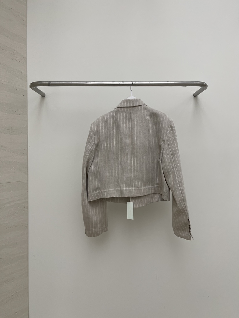 ATMOSPHERE韓國直郵女士新品熱賣時尚職業推薦夾克亞麻布ATMOSPHERE/BLING夾克