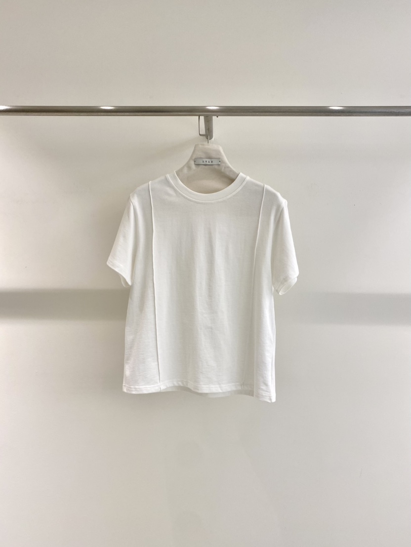 1968韓國東大門直郵女裝新品熱賣人氣職業休閑26春夏T恤褶裥1968/YEOUYAT恤圖色1