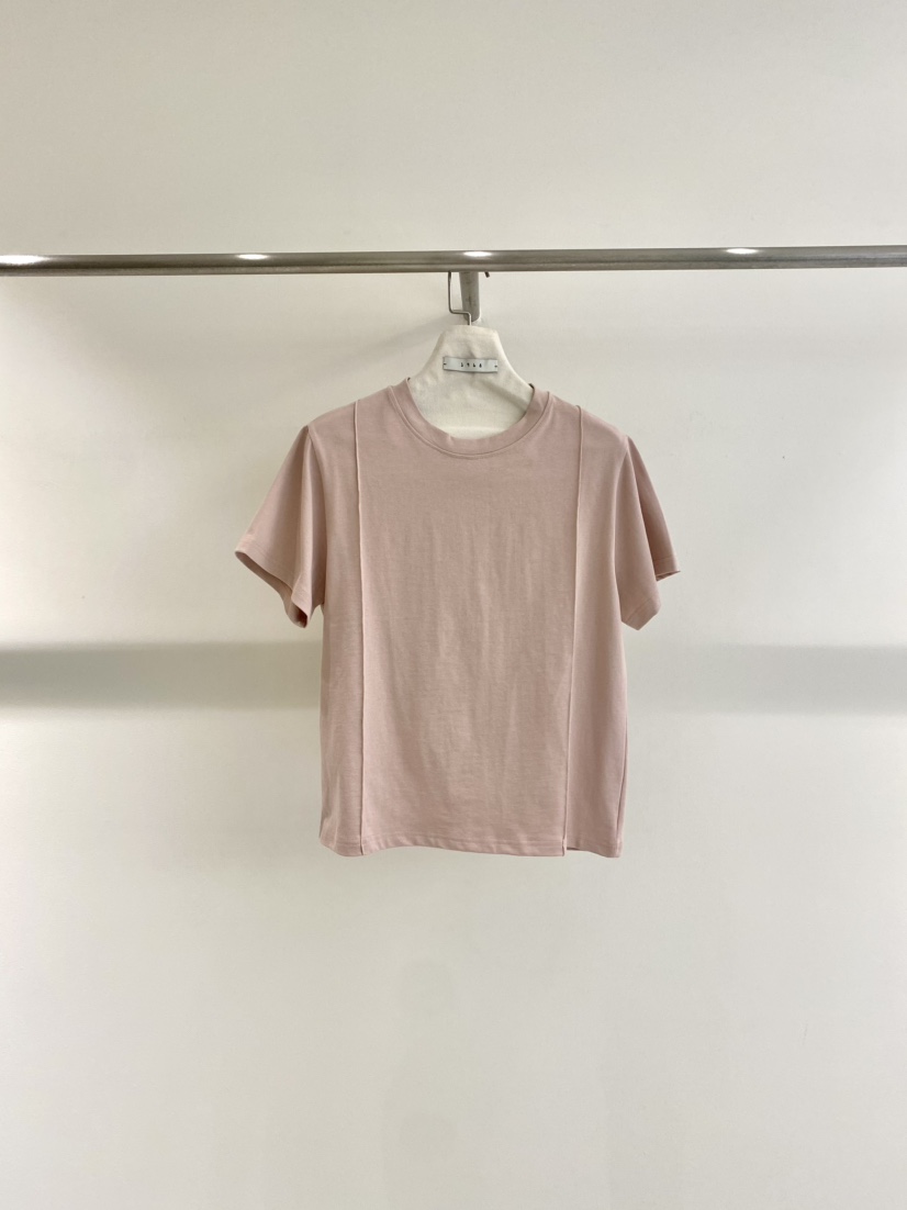 1968韓國東大門直郵女裝新品熱賣人氣職業休閑26春夏T恤褶裥1968/YEOUYAT恤圖色2