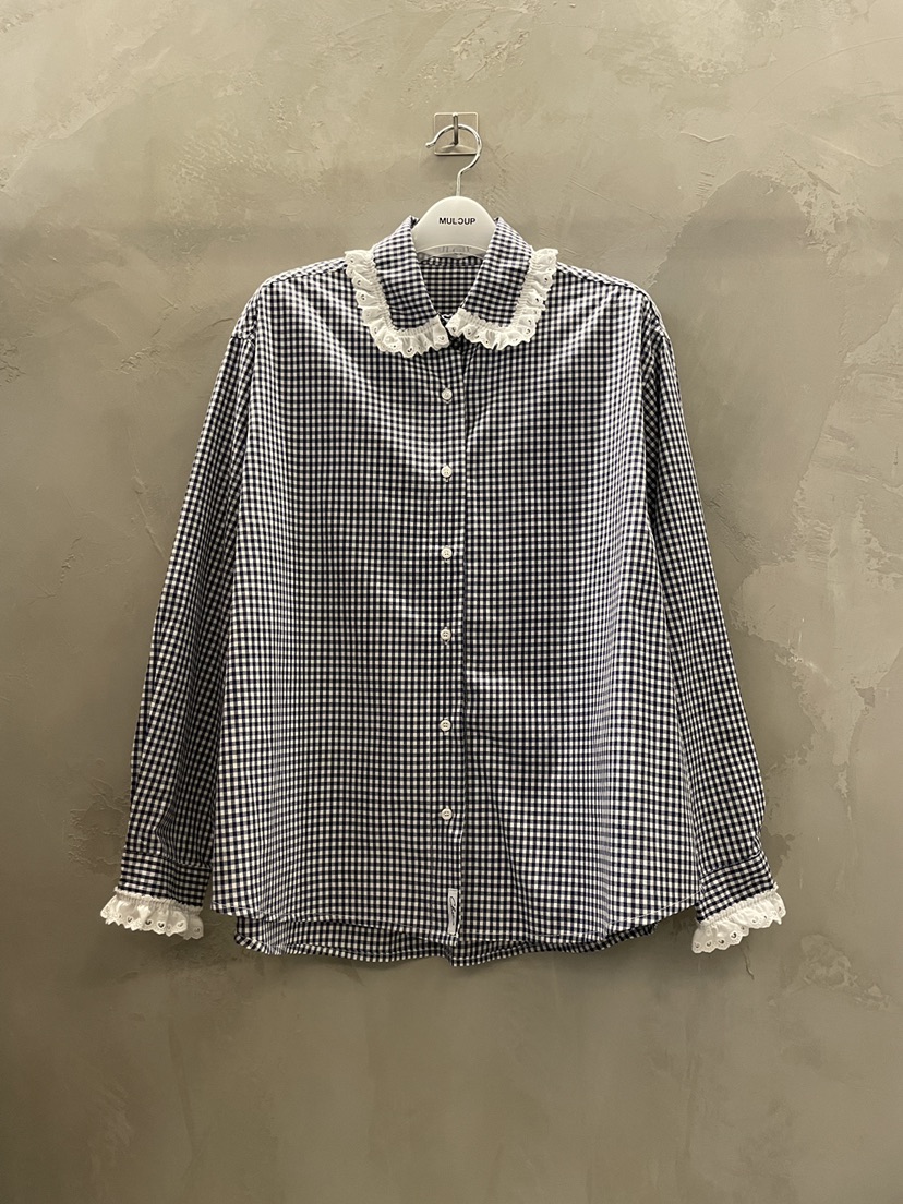 MULCUP韓國直郵實拍女裝新品推薦人氣職業休閑襯衫蕾絲衫MULCUP襯衫/蕾絲衫圖色1