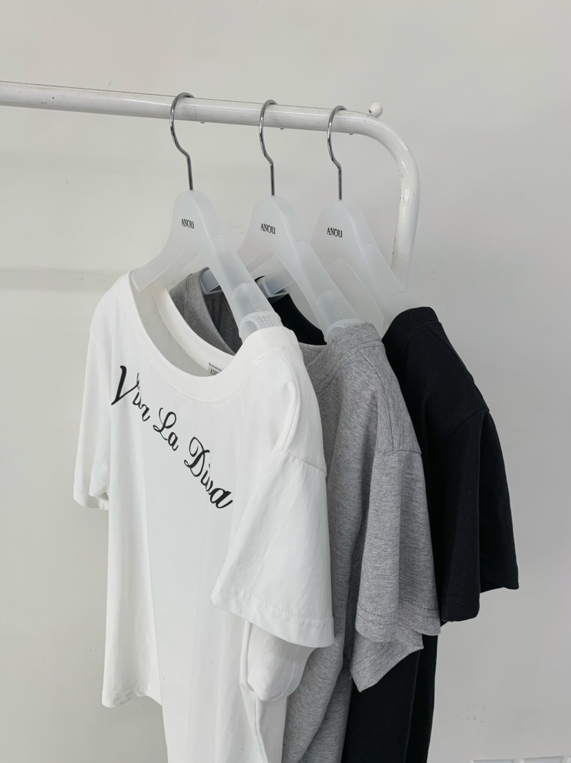 ANOU韓國直郵女裝新品時尚職業推薦休閑熱賣人氣26春夏T恤ANOUT恤