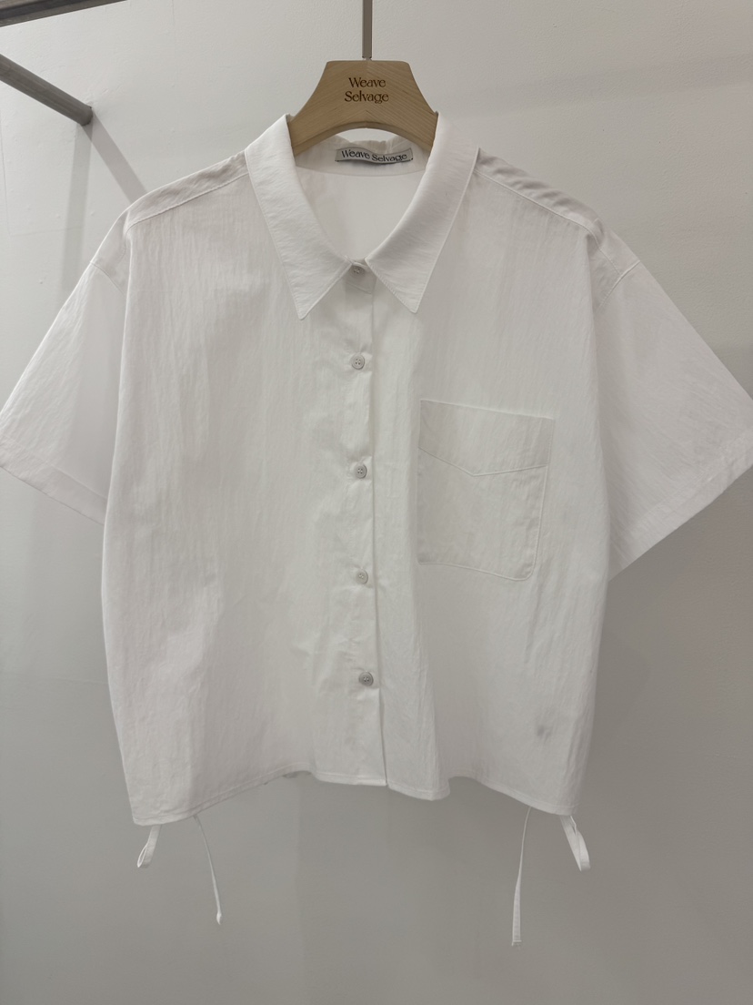 WEAUE SELVAGE韓國直郵女裝新款熱賣時尚休閑襯衫蕾絲衫Weave Selvage襯衫/蕾絲衫圖色2