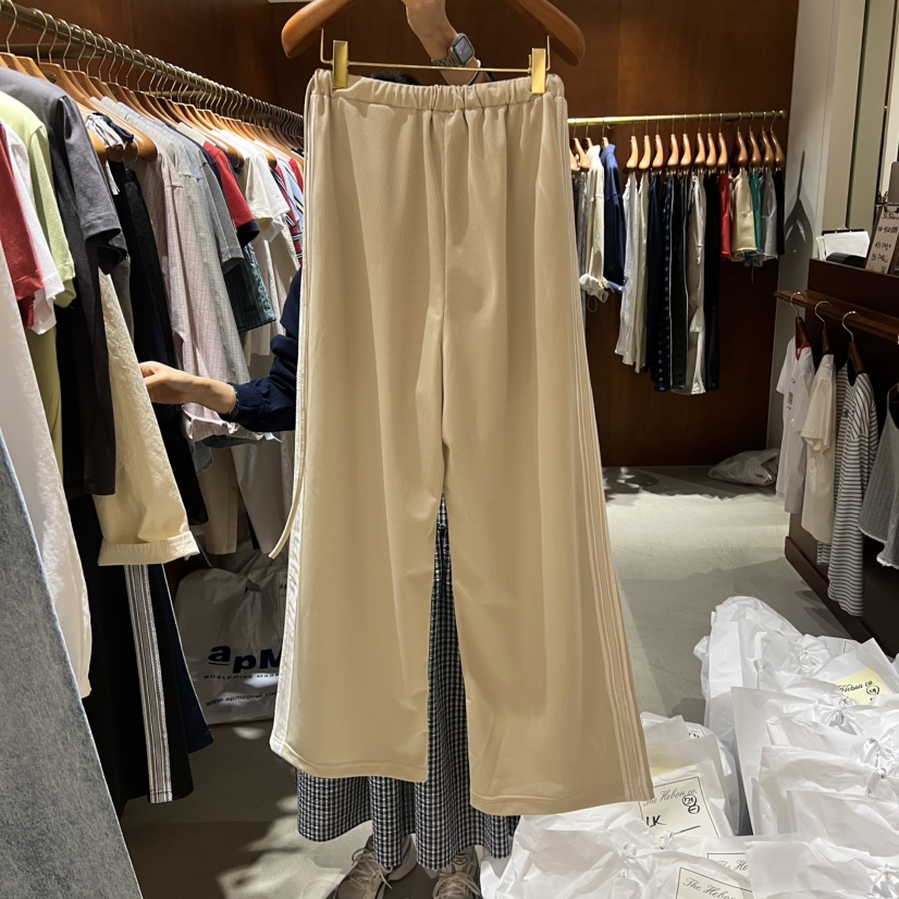 HEBON韓國直郵女士新款26春夏時尚推薦熱賣休閑休閑褲蕾絲HEBON休閑褲