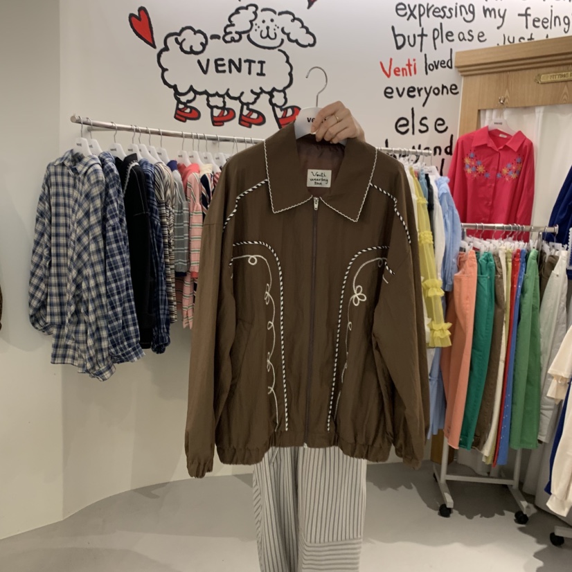 VENTI韓國代購女裝新品推薦時尚熱賣職業人氣休閑26春夏夾克VENTI夾克圖色3
