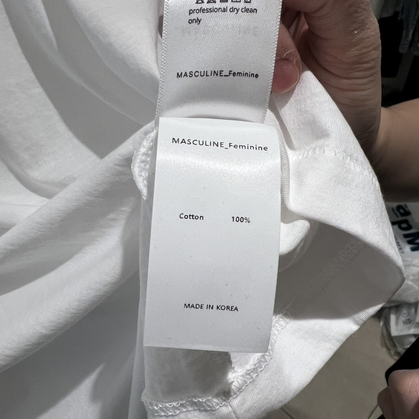 MASCULINE韓國直郵實拍女士新品推薦人氣職業26春夏時尚T恤MASCULINET恤