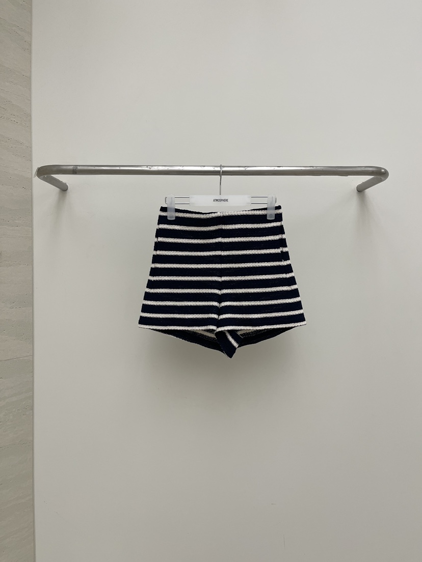 ATMOSPHERE韓國東大門代購女士新款26春夏推薦休閑人氣短褲ATMOSPHERE/BLING短褲圖色2藏藍