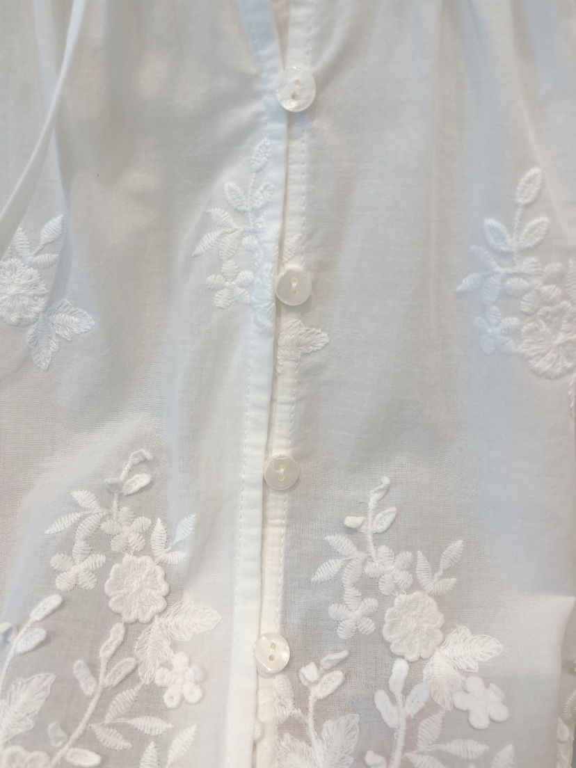 OVE韓國東大門代購女士新款休閑26春夏職業襯衫蕾絲衫刺繡OVE襯衫/蕾絲衫