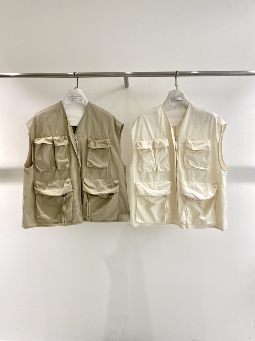 1968韓國直郵女士新品休閑職業26春夏人氣熱賣馬甲口袋工裝1968/YEOUYA馬甲