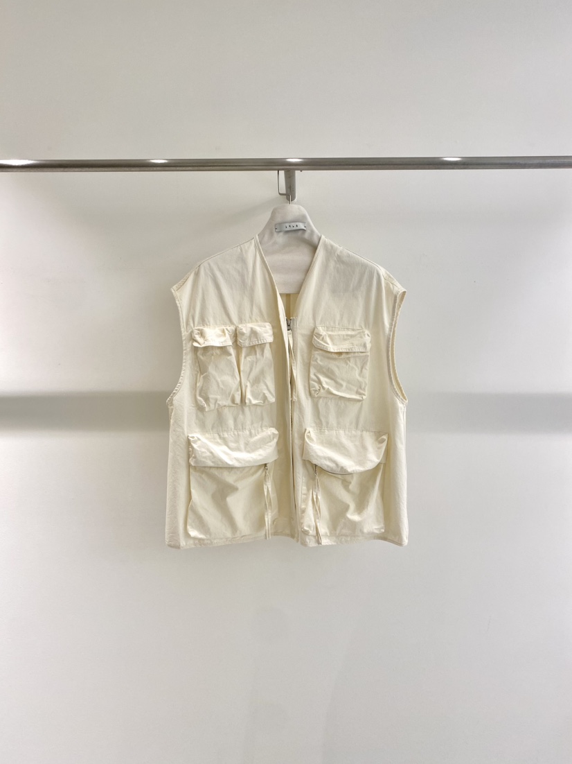 1968韓國直郵女士新品休閑職業26春夏人氣熱賣馬甲口袋工裝1968/YEOUYA馬甲圖色2