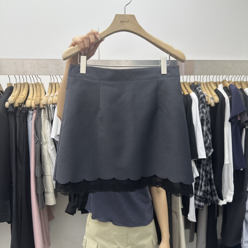 SPECIAL韓國東大門代購女裝新款職業推薦時尚26春夏熱賣短裙SPECIAL短裙圖色1墨色