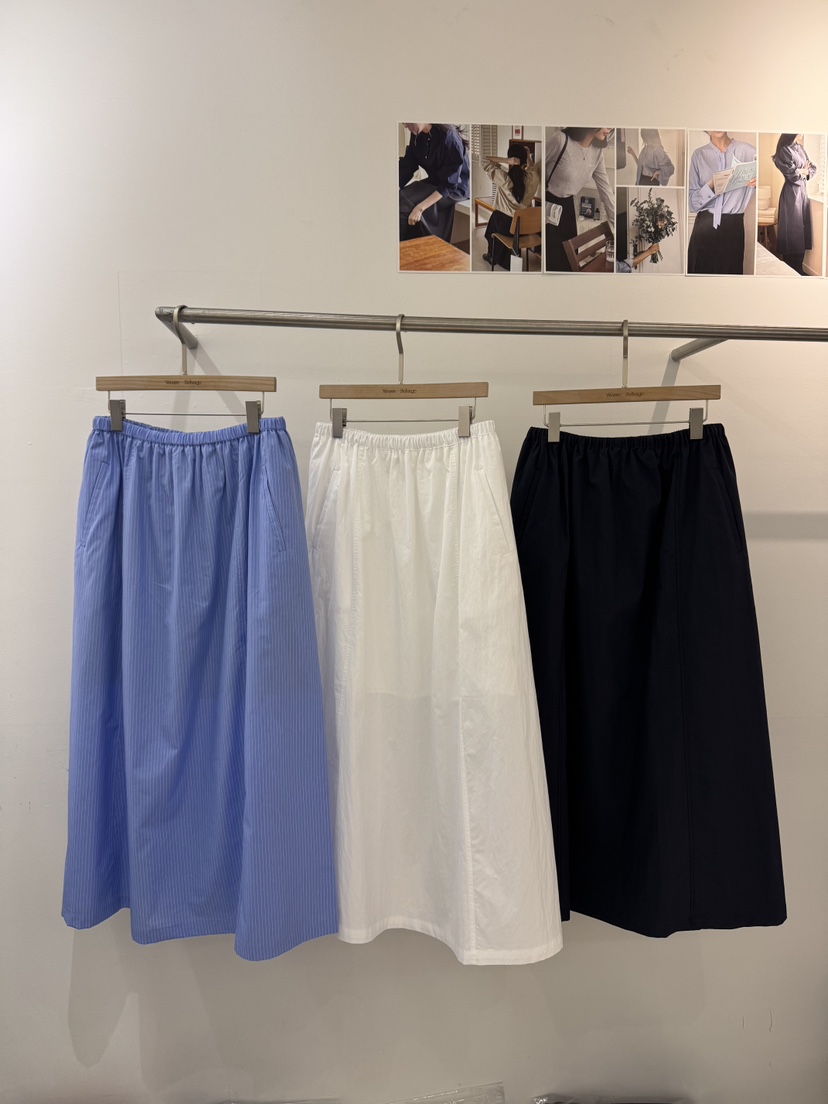 WEAUE SELVAGE韓國直郵女士新品休閑人氣26春夏推薦長裙Weave Selvage長裙