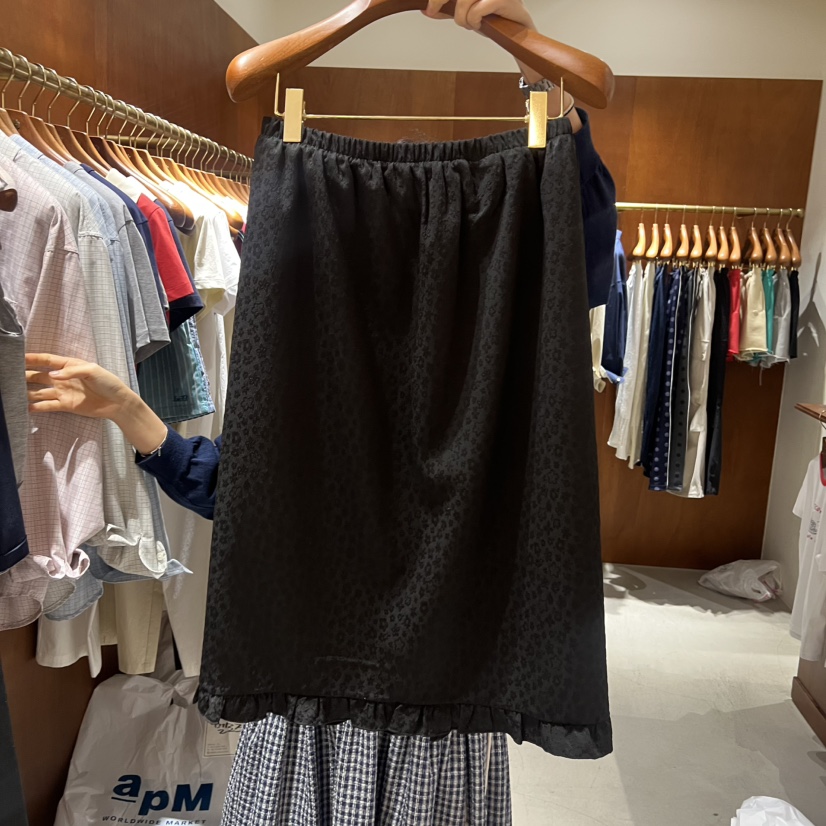 HEBON韓國東大門代購女士新品26春夏熱賣休閑半身裙中短裙HEBON半身裙/中短裙圖色1