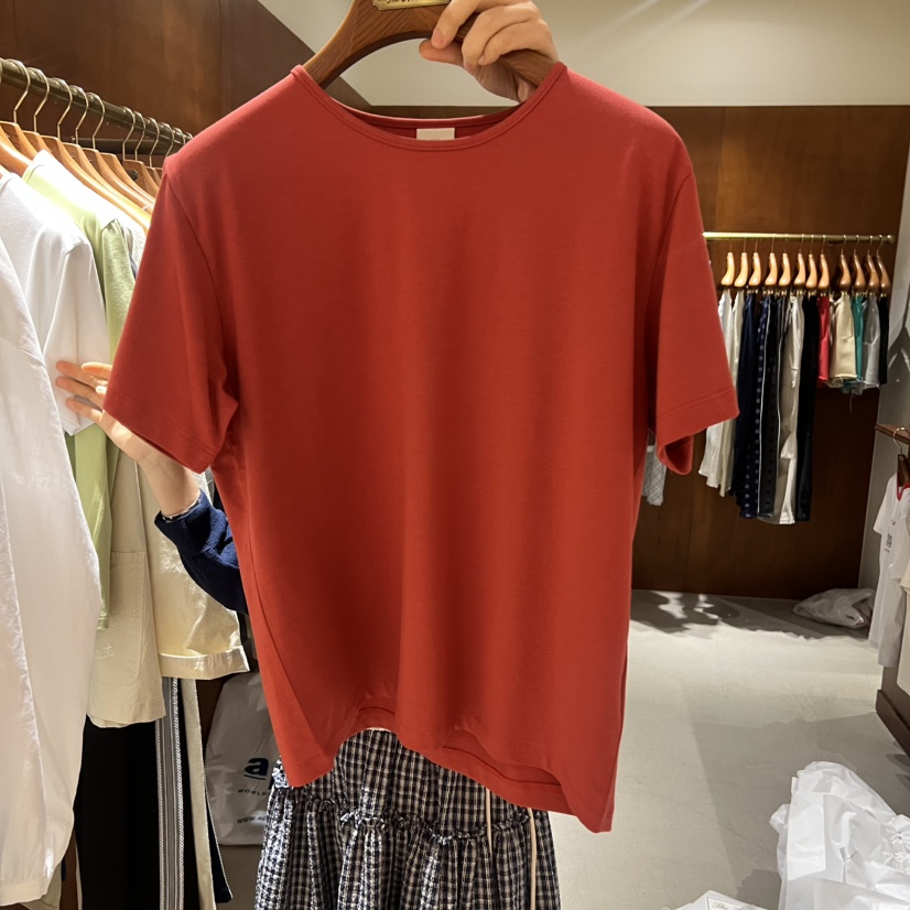 HEBON韓國直郵女裝新品推薦26春夏人氣時尚職業熱賣休閑T恤HEBONT恤圖色1