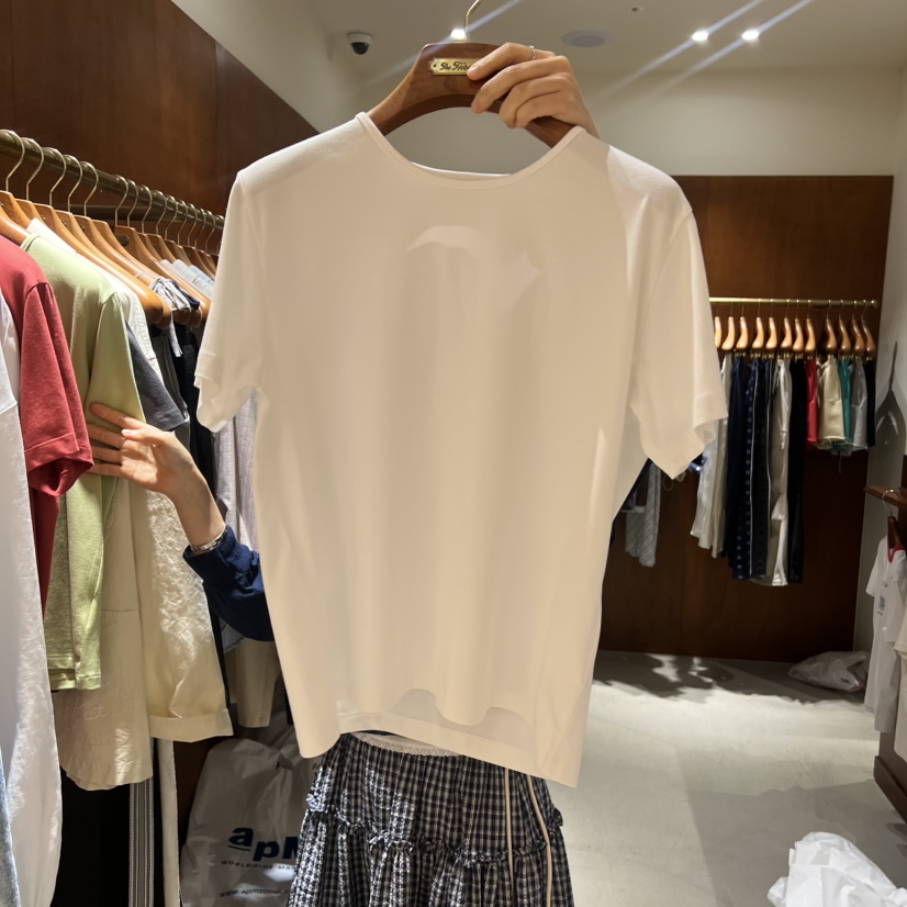 HEBON韓國直郵女裝新品推薦26春夏人氣時尚職業熱賣休閑T恤HEBONT恤圖色2