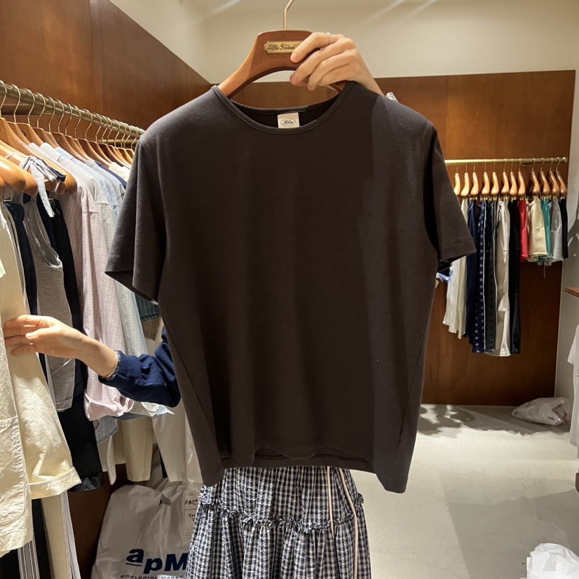 HEBON韓國直郵女裝新品推薦26春夏人氣時尚職業熱賣休閑T恤HEBONT恤圖色4