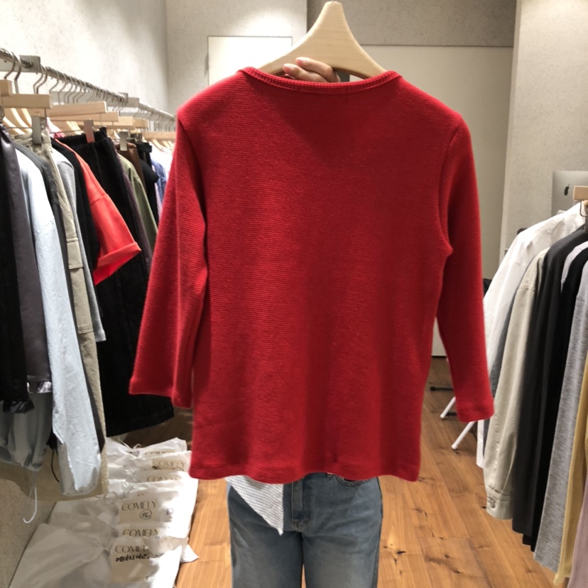 COMELY韓國直郵女士新品休閑推薦26春夏人氣時尚熱賣長袖T恤COMELY長袖T恤