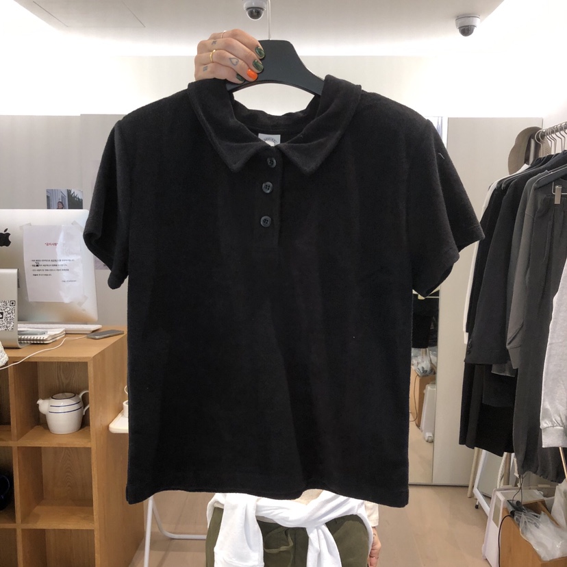 THE STARDUST韓國直郵實拍女裝新款推薦人氣休閑T恤毛圈THE STARDUSTT恤圖色2