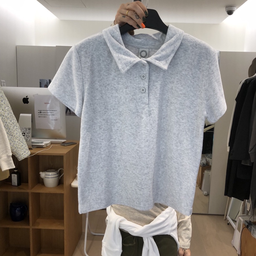 THE STARDUST韓國直郵實拍女裝新款推薦人氣休閑T恤毛圈THE STARDUSTT恤圖色3