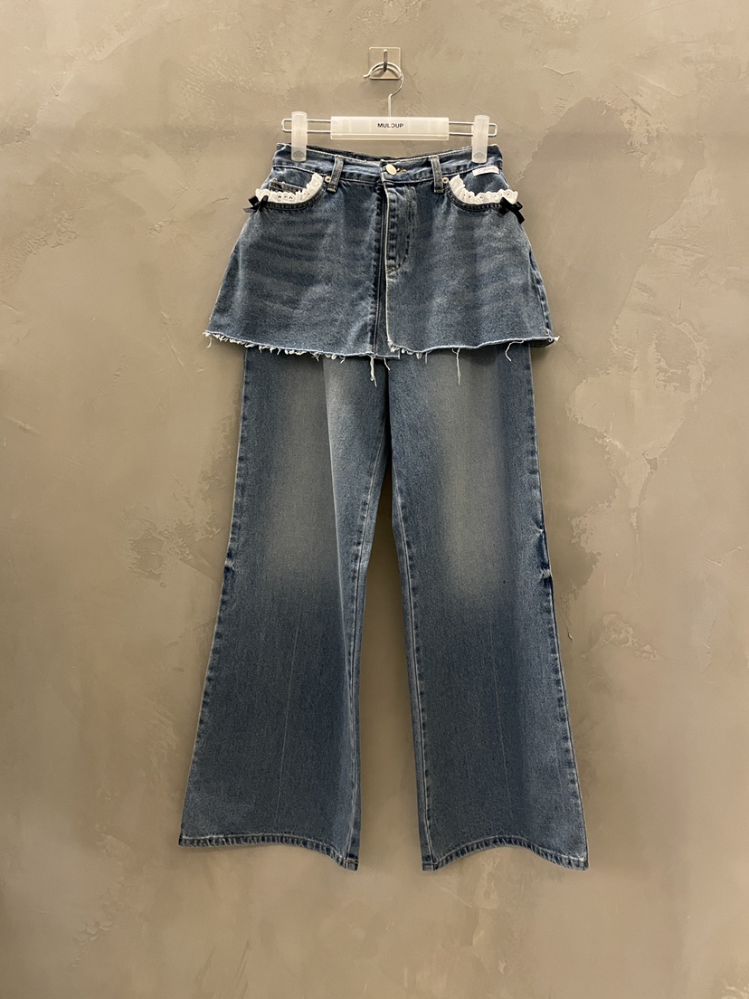 MULCUP韓國東大門直郵女士新款26春夏熱賣時尚職業推薦裙褲MULCUP裙褲圖色1