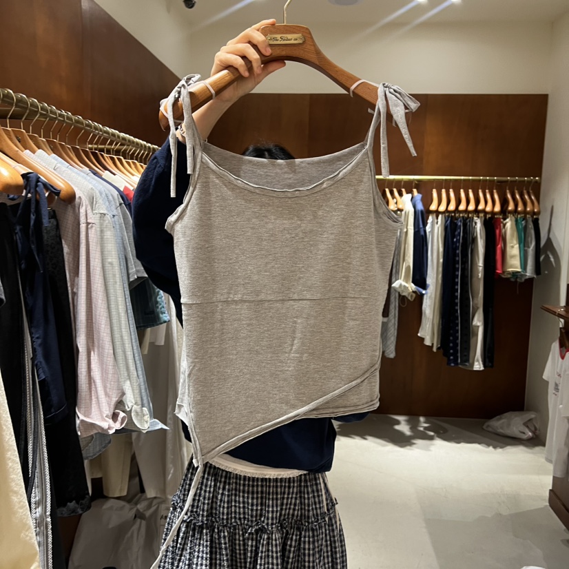 HEBON韓國東大門代購女士新款時尚熱賣推薦休閑26春夏吊帶背心HEBON吊帶/背心圖色2