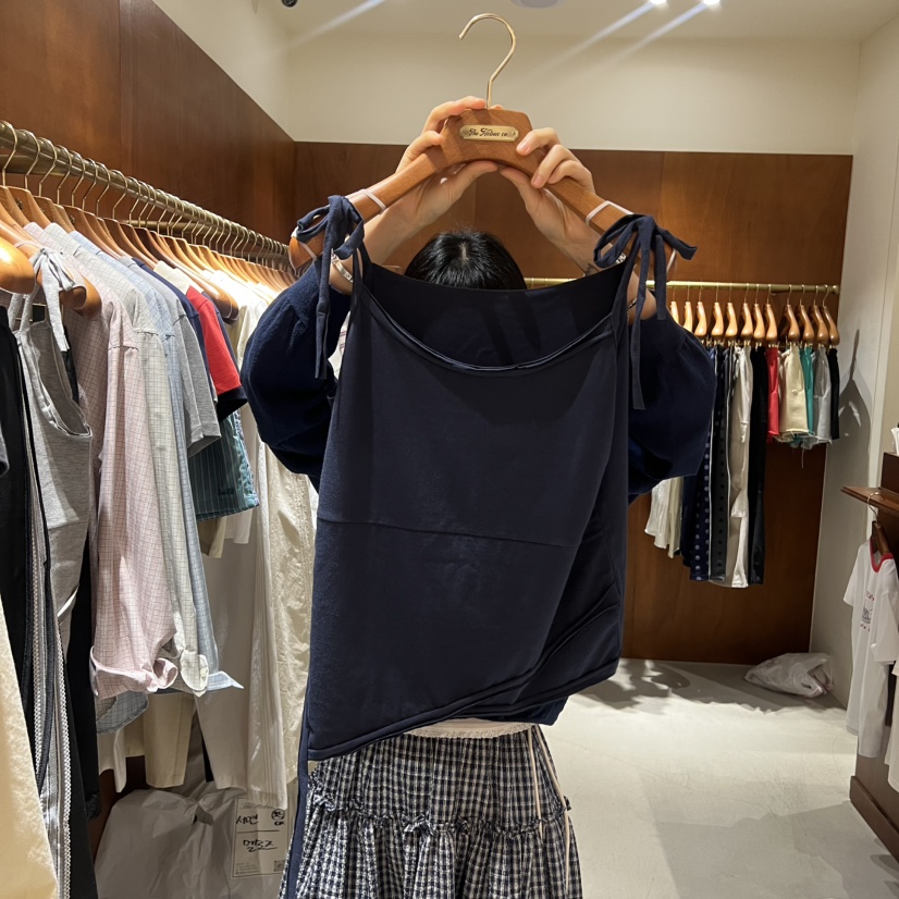 HEBON韓國東大門代購女士新款時尚熱賣推薦休閑26春夏吊帶背心HEBON吊帶/背心圖色3