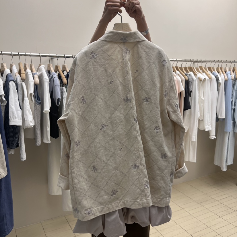 THEPLAN韓國東大門直郵女裝新品休閑職業人氣26春夏夾克刺繡THE PLAN夾克