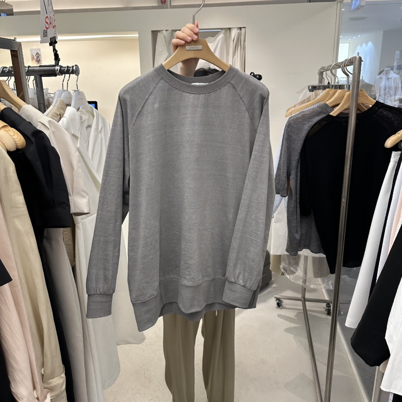 MER韓國直郵實拍女裝新款休閑時尚熱賣26春夏推薦長袖T恤MER/ANGELO BIANCO長袖T恤圖色2