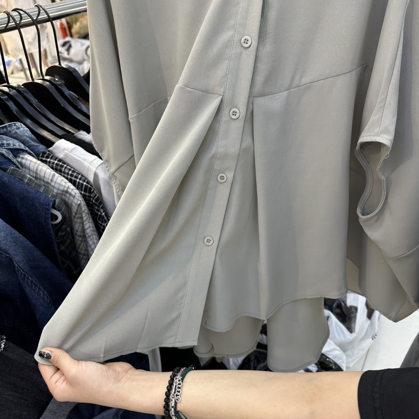 空韓國東大門直郵女裝新品熱賣職業人氣休閑推薦襯衫蕾絲衫空襯衫/蕾絲衫