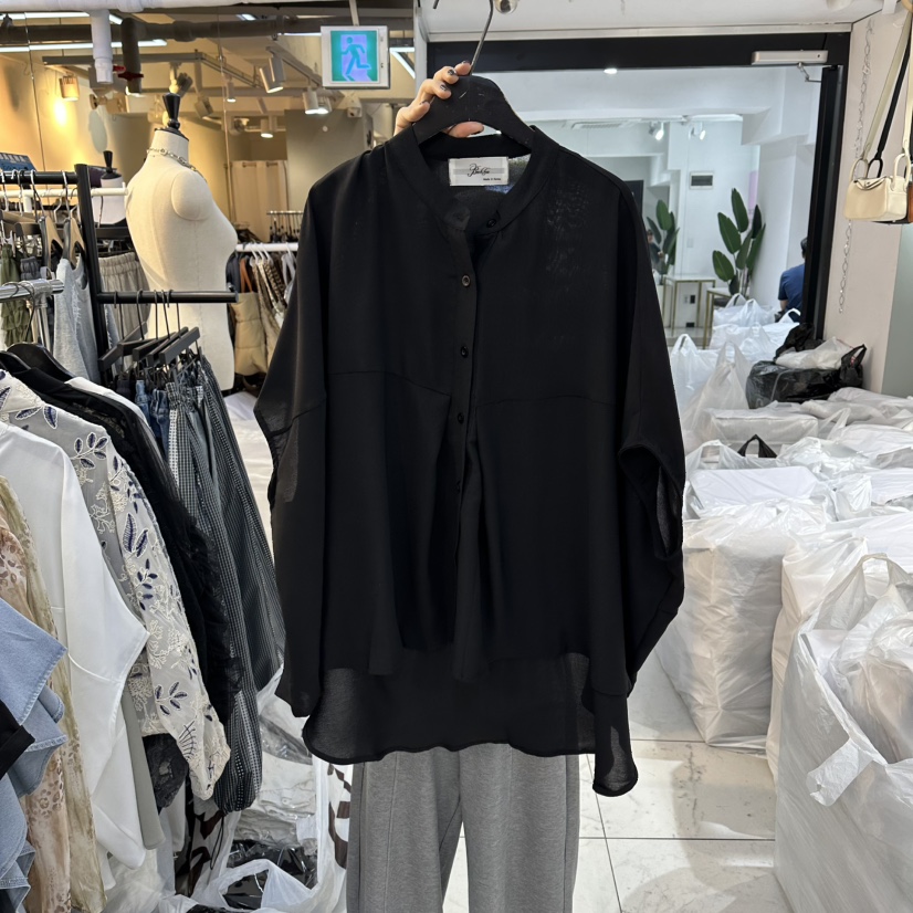 空韓國東大門直郵女裝新品熱賣職業人氣休閑推薦襯衫蕾絲衫空襯衫/蕾絲衫圖色3