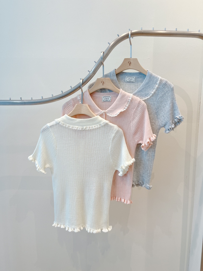 OVE韓國代購女裝新款推薦26春夏時尚熱賣職業人氣休閑T恤OVET恤