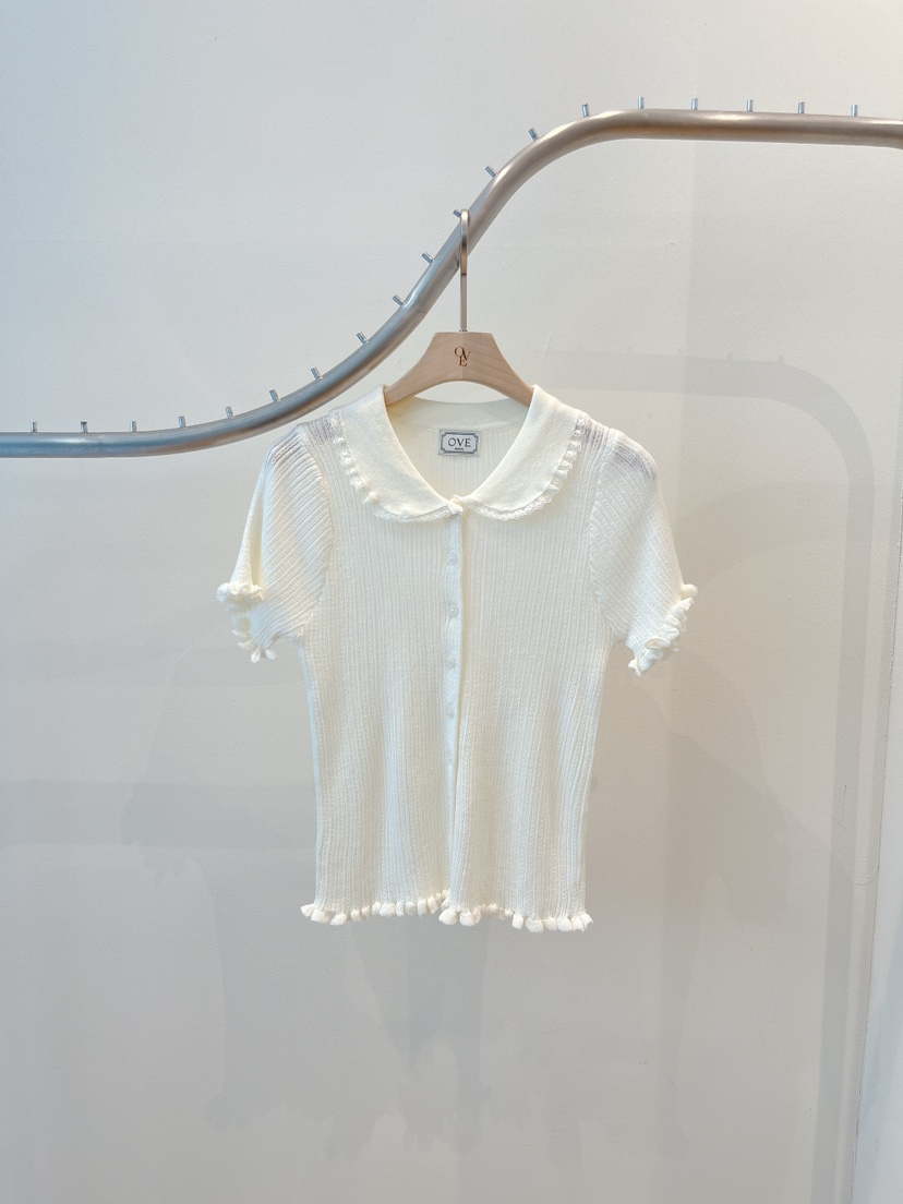 OVE韓國代購女裝新款推薦26春夏時尚熱賣職業人氣休閑T恤OVET恤圖色1