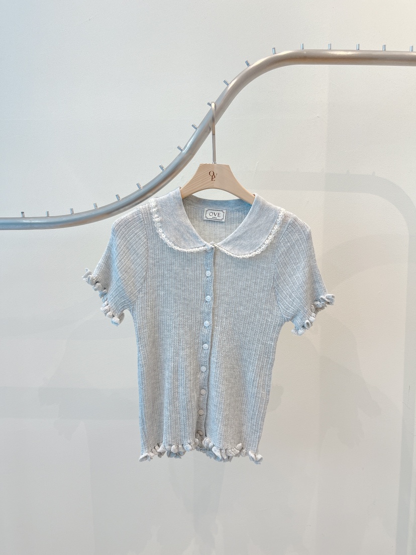 OVE韓國代購女裝新款推薦26春夏時尚熱賣職業人氣休閑T恤OVET恤圖色3