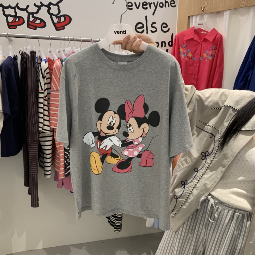 VENTI韓國直郵女裝新款職業時尚休閑熱賣26春夏人氣推薦T恤VENTIT恤圖色4