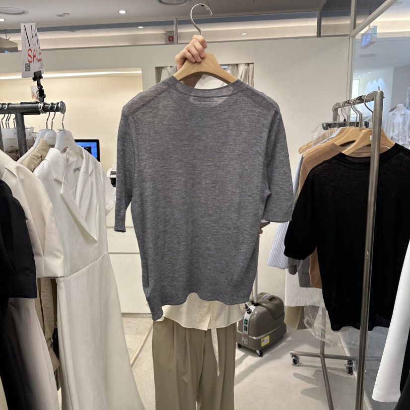 MER韓國直郵女裝新品休閑職業熱賣人氣時尚26春夏針織衫羊毛MER/ANGELO BIANCO針織衫