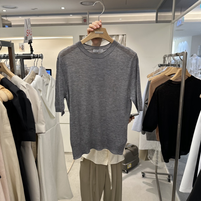 MER韓國直郵女裝新品休閑職業熱賣人氣時尚26春夏針織衫羊毛MER/ANGELO BIANCO針織衫圖色4