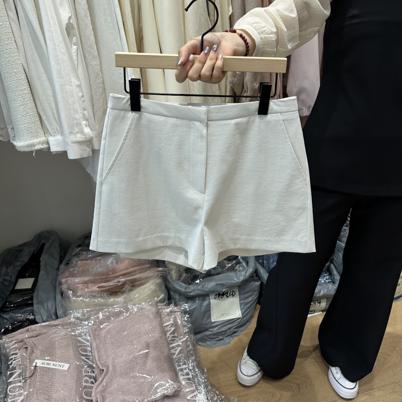 aube nunt韓國代購女士新品職業26春夏熱賣推薦時尚短褲aube nunt短褲圖色1