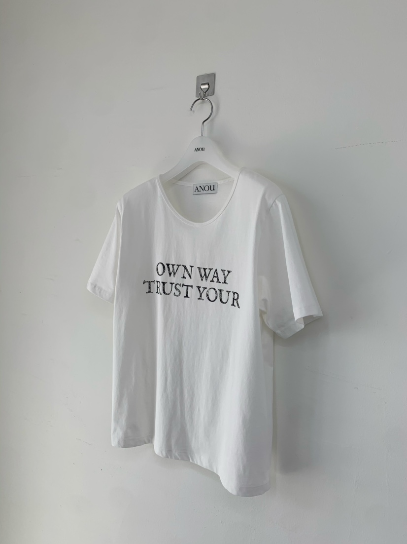 ANOU韓國直郵實拍女士新品休閑人氣26春夏時尚推薦職業T恤ANOUT恤