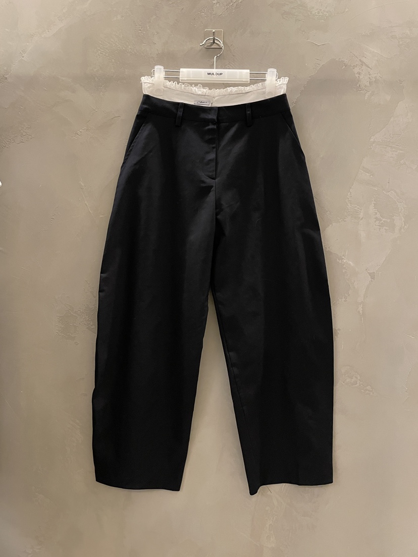 MULCUP韓國東大門代購女裝新款推薦休閑職業時尚26春夏休閑褲MULCUP休閑褲圖色2深藍色