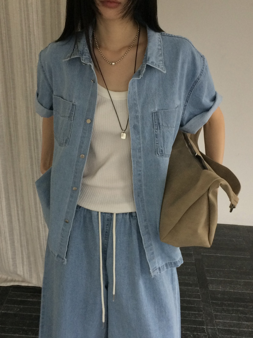 ANOU韓國東大門代購女裝新款26春夏熱賣時尚職業襯衫蕾絲衫ANOU襯衫/蕾絲衫