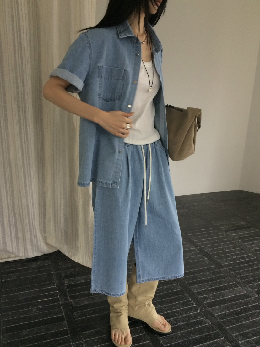 ANOU韓國東大門代購女裝新款26春夏熱賣時尚職業襯衫蕾絲衫ANOU襯衫/蕾絲衫