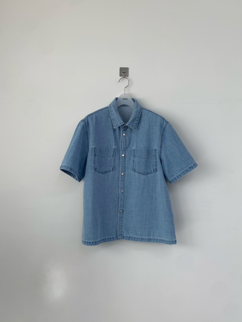 ANOU韓國東大門代購女裝新款26春夏熱賣時尚職業襯衫蕾絲衫ANOU襯衫/蕾絲衫圖色1