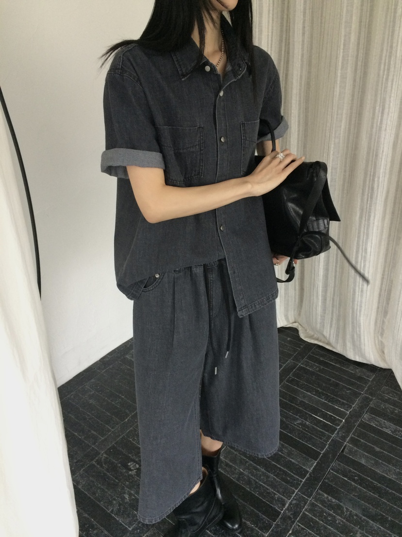 ANOU韓國東大門代購女裝新款26春夏熱賣時尚職業襯衫蕾絲衫ANOU襯衫/蕾絲衫圖色2