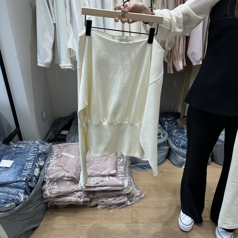 aube nunt韓國東大門代購女士新款熱賣26春夏人氣休閑衛衣aube nunt衛衣圖色1