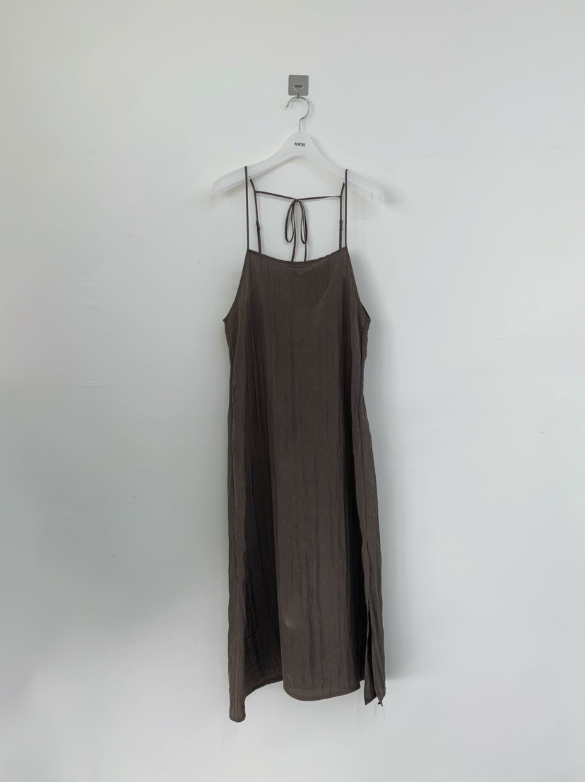 ANOU韓國東大門代購女裝新款人氣推薦時尚26春夏休閑連衣裙ANOU連衣裙圖色1棕色