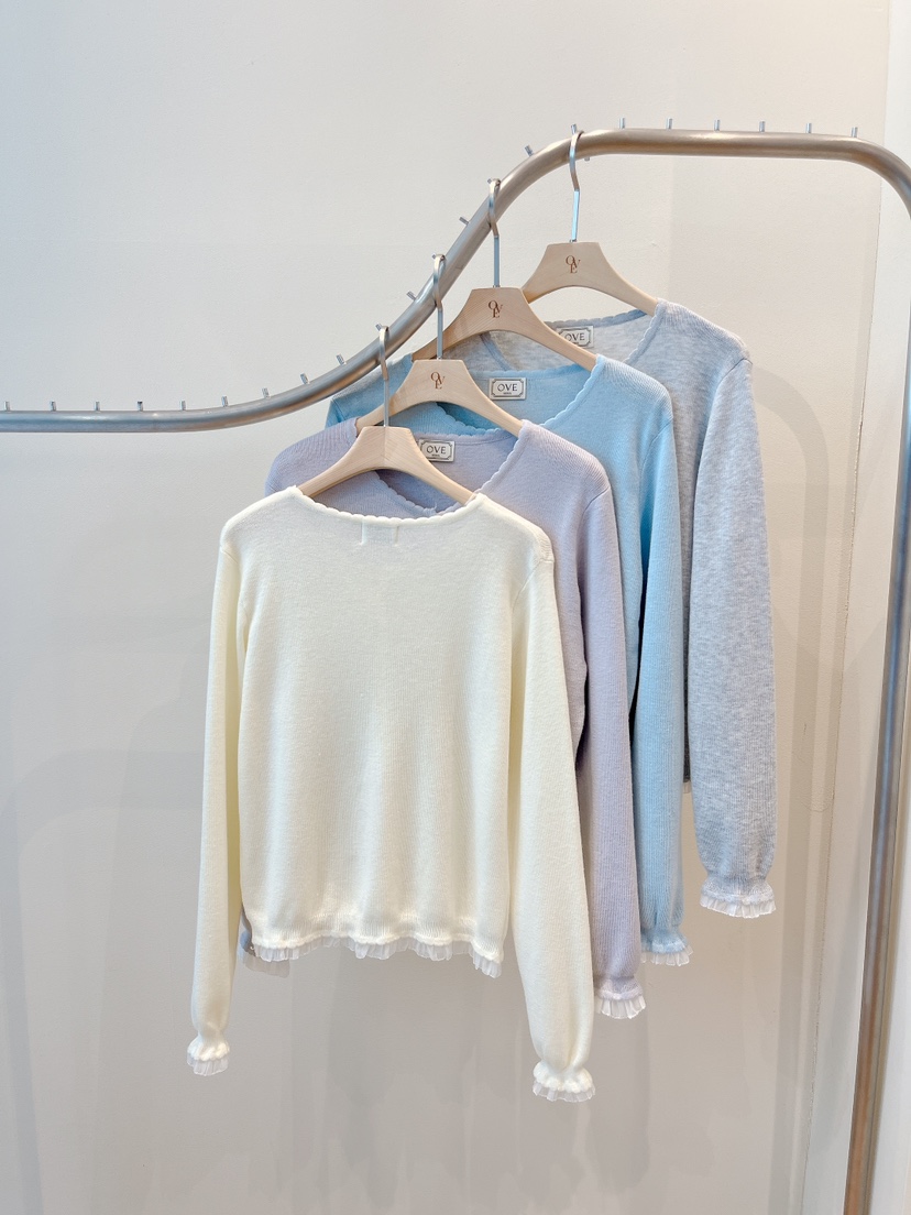 OVE韓國直郵實拍女裝新款人氣熱賣職業時尚休閑推薦針織衫OVE針織衫