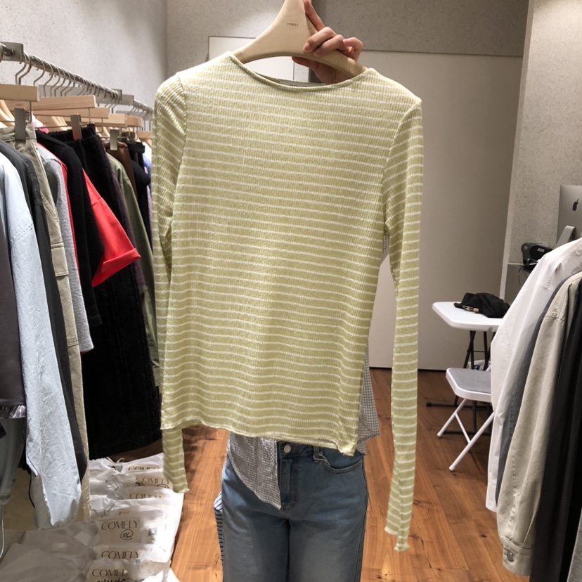 COMELY韓國東大門代購女士新品人氣26春夏休閑熱賣長袖T恤COMELY長袖T恤圖色1