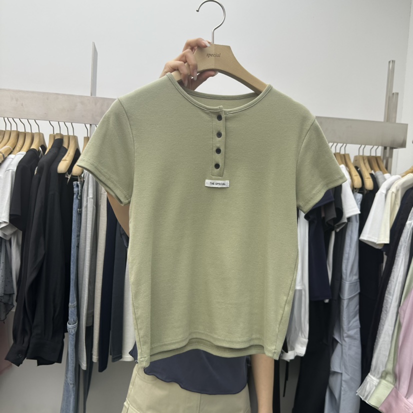 SPECIAL韓國代購女士新品人氣職業推薦熱賣26春夏時尚T恤SPECIALT恤圖色1