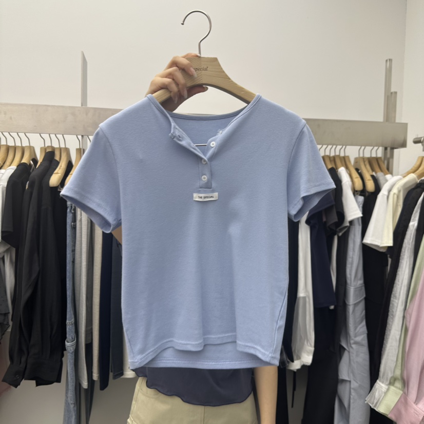 SPECIAL韓國代購女士新品人氣職業推薦熱賣26春夏時尚T恤SPECIALT恤圖色3