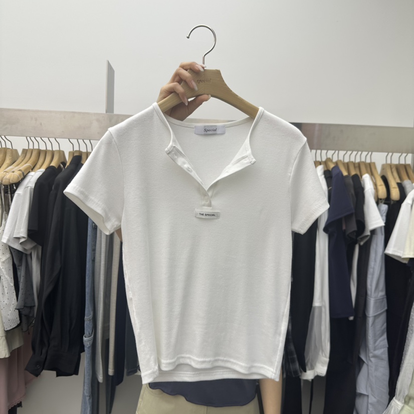 SPECIAL韓國代購女士新品人氣職業推薦熱賣26春夏時尚T恤SPECIALT恤圖色4