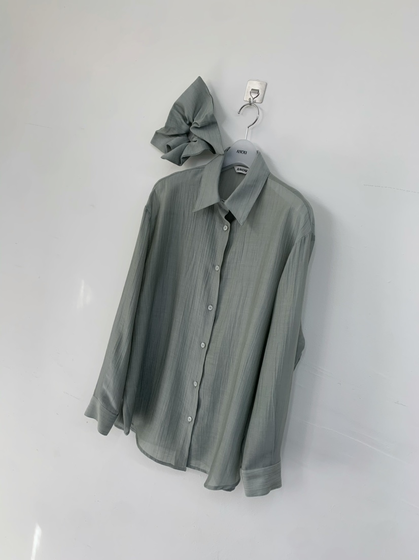 ANOU韓國東大門直郵女裝新品熱賣休閑職業襯衫蕾絲衫含頭飾ANOU襯衫/蕾絲衫